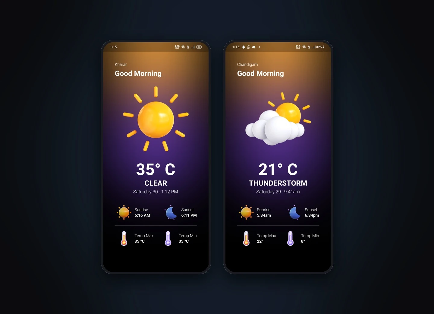 Nimbus real-time weather forecasting and meteorology app